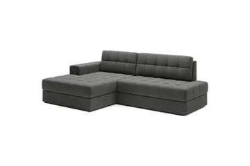 Seksjon Eltap Blezalt 240x150x82 cm - Sola 6, Mørk grå, Venstre - Møbler - Sofaer - Sovesofaer