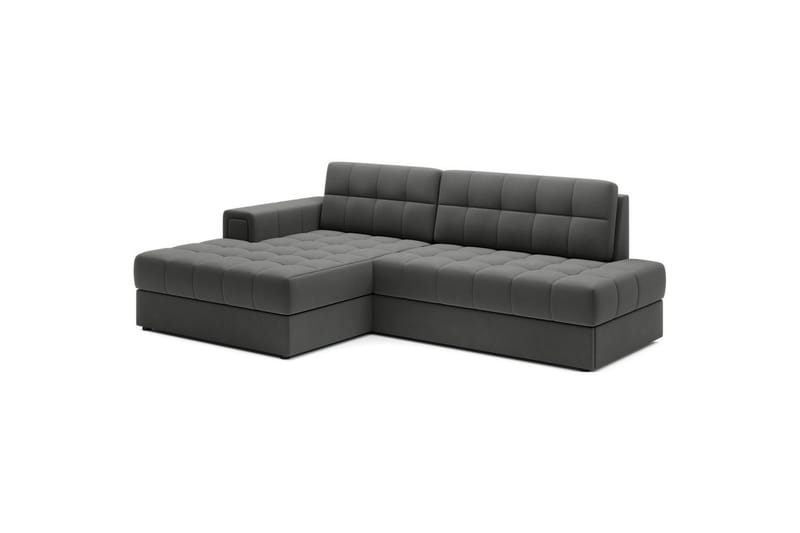 Seksjon Eltap Blezalt 240x150x82 cm - Sola 6, Mørk grå, Venstre - Møbler - Sofaer - Sovesofaer