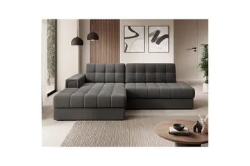 Seksjon Eltap Blezalt 240x150x82 cm - Sola 6, Mørk grå, Venstre - Møbler - Sofaer - Sovesofaer