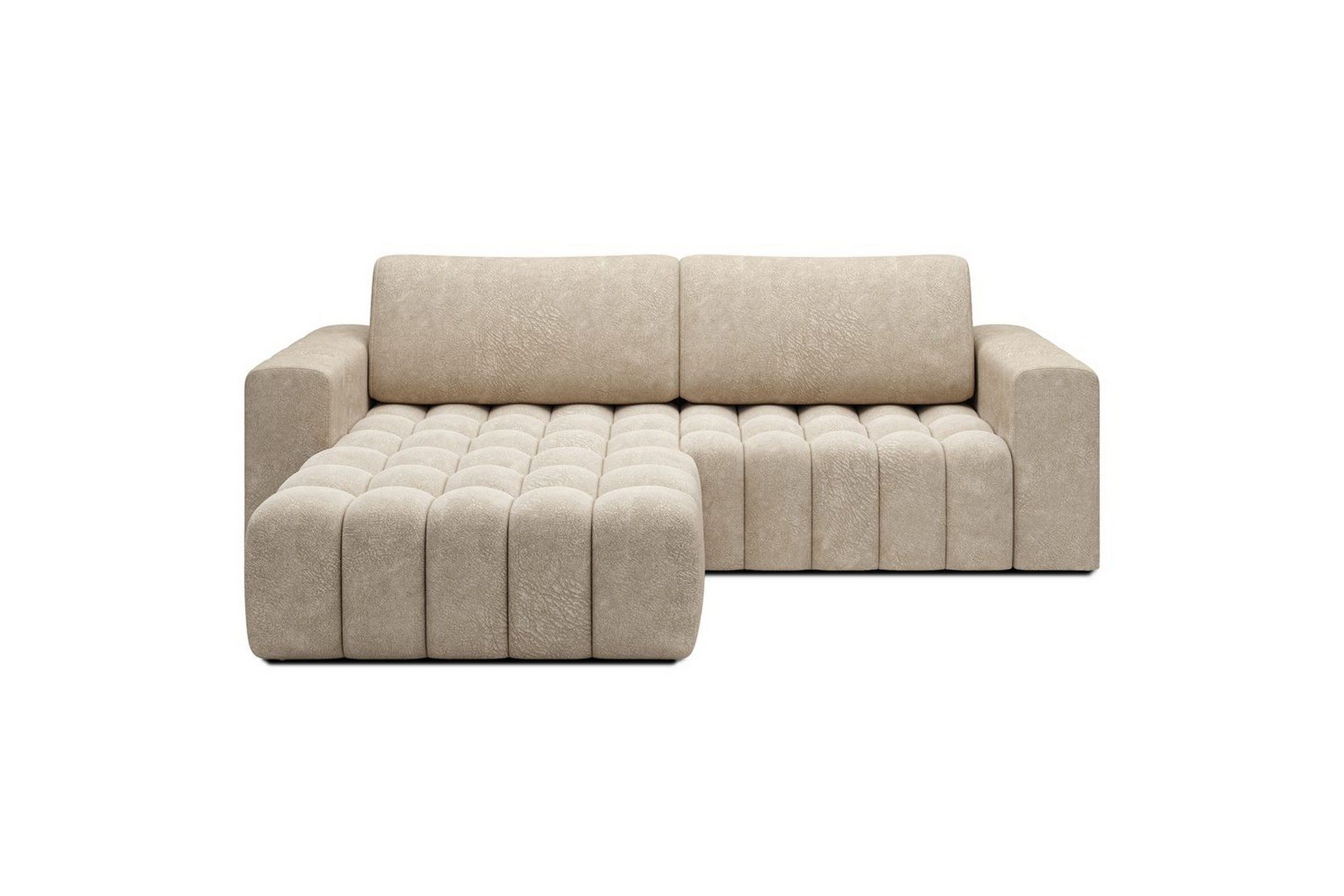 Seksjon Eltap Bonett 250x175x92 cm - Dora 21 Beige, Venstre