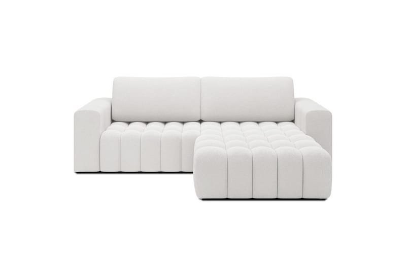 Seksjon Eltap Bonett 250x175x92 cm - Jaffray 01, Hvit, Høyre - Møbler - Sofaer - Sovesofaer