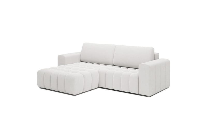 Seksjon Eltap Bonett 250x175x92 cm - Jaffray 01, Hvit, Venstre - Møbler - Sofaer - Sovesofaer