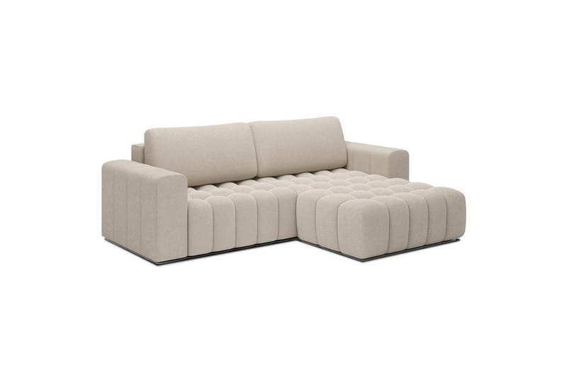 Seksjon Eltap Bonett 250x175x92 cm - Jaffray 18, Beige, Høyre - Møbler - Sofaer - Sovesofaer