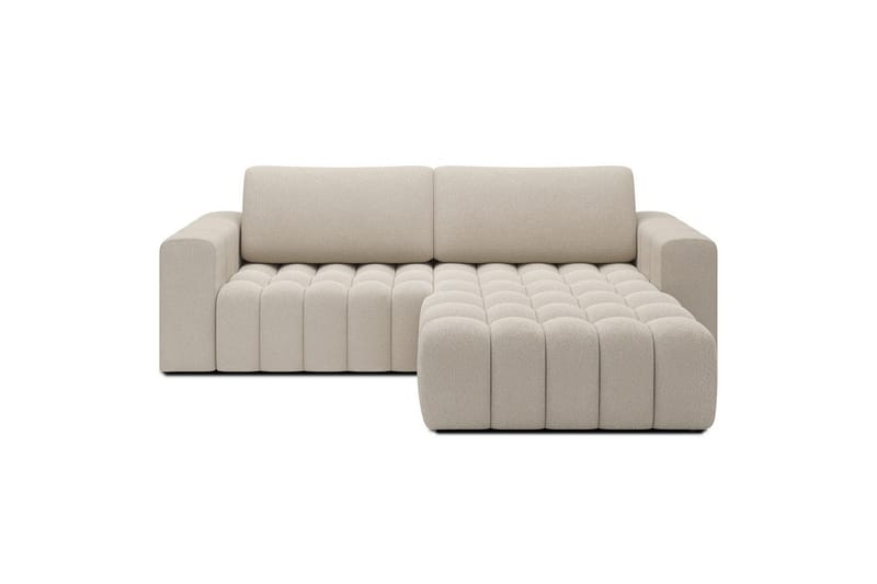 Seksjon Eltap Bonett 250x175x92 cm - Jaffray 18, Beige, Høyre - Møbler - Sofaer - Sovesofaer