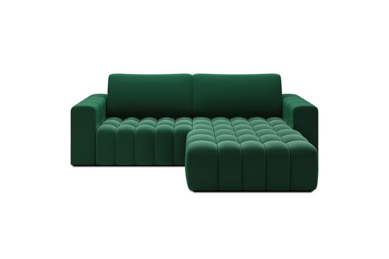 Seksjon Eltap Bonett 250x175x92 cm - Kronos 19, Mørk grønn, Høyre - Møbler - Sofaer - Sovesofaer