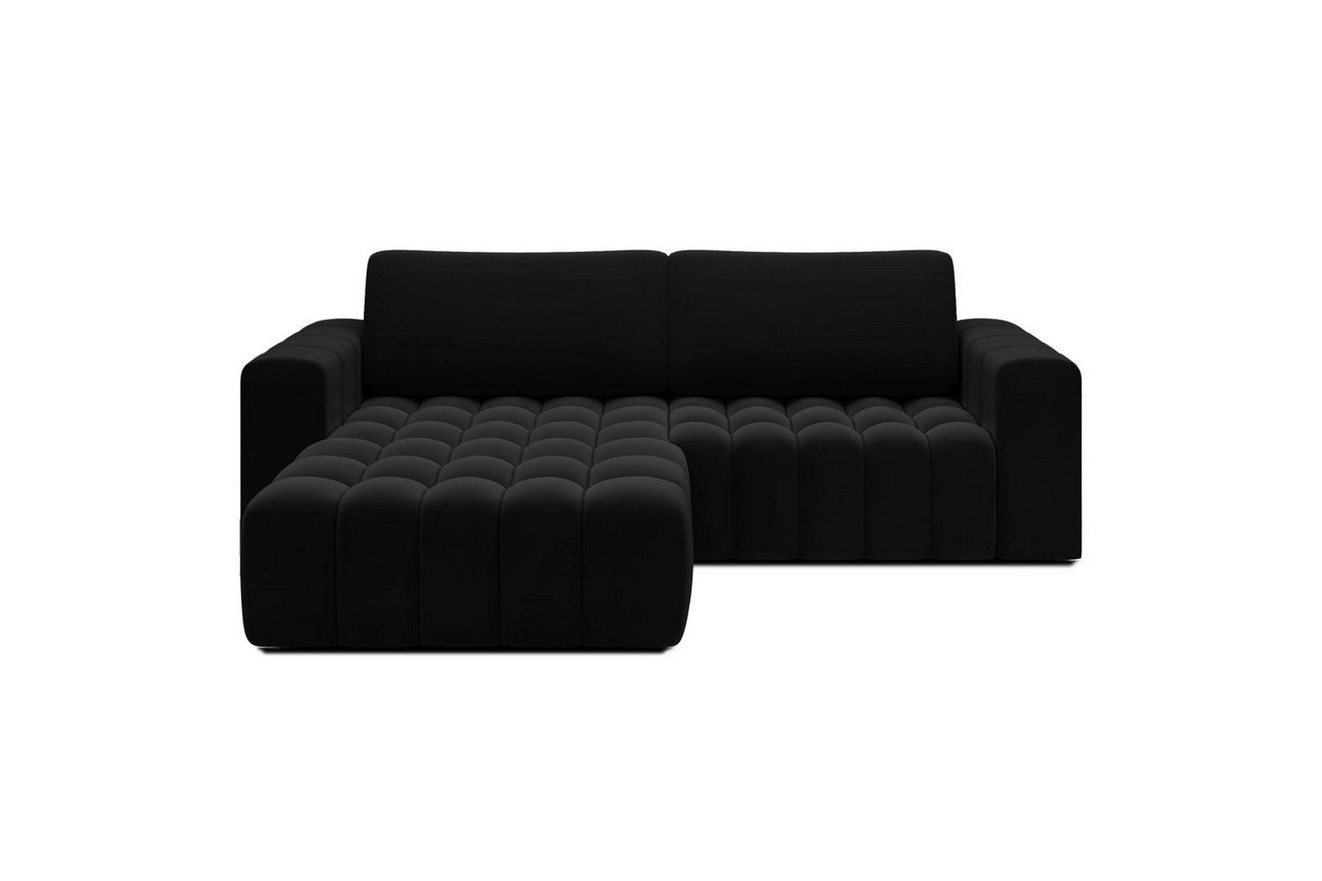 Seksjon Eltap Bonett 250x175x92 cm - Matt Velvet 99, Blå, Venstre