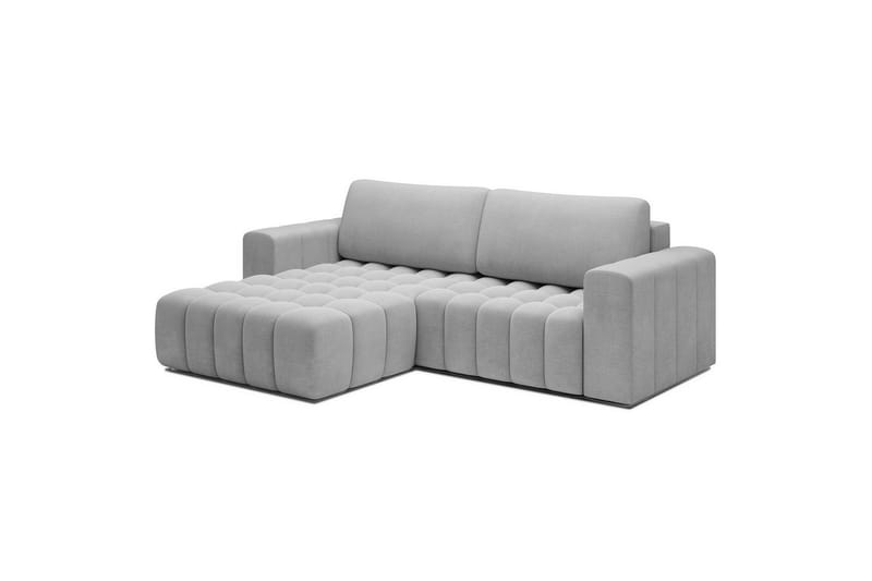 Seksjon Eltap Bonett 250x175x92 cm - Monolith 84, Lys Grå, Venstre - Møbler - Sofaer - Sovesofaer