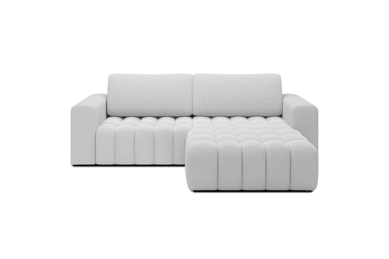 Seksjon Eltap Bonett 250x175x92 cm - Royal 01, Hvit, Høyre - Møbler - Sofaer - Sovesofaer