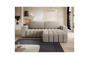 Seksjon Eltap Bonett 250x175x92 cm - Royal 18, Beige, Høyre - Møbler - Sofaer - Sovesofaer