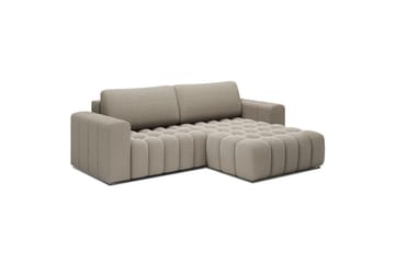 Seksjon Eltap Bonett 250x175x92 cm - Royal 20, Beige, Høyre - Møbler - Sofaer - Sovesofaer