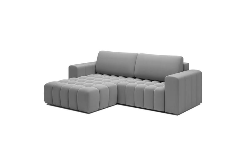 Seksjon Eltap Bonett 250x175x92 cm - Paros 05, Lysegrå, Venstre - Møbler - Sofaer - Sovesofaer