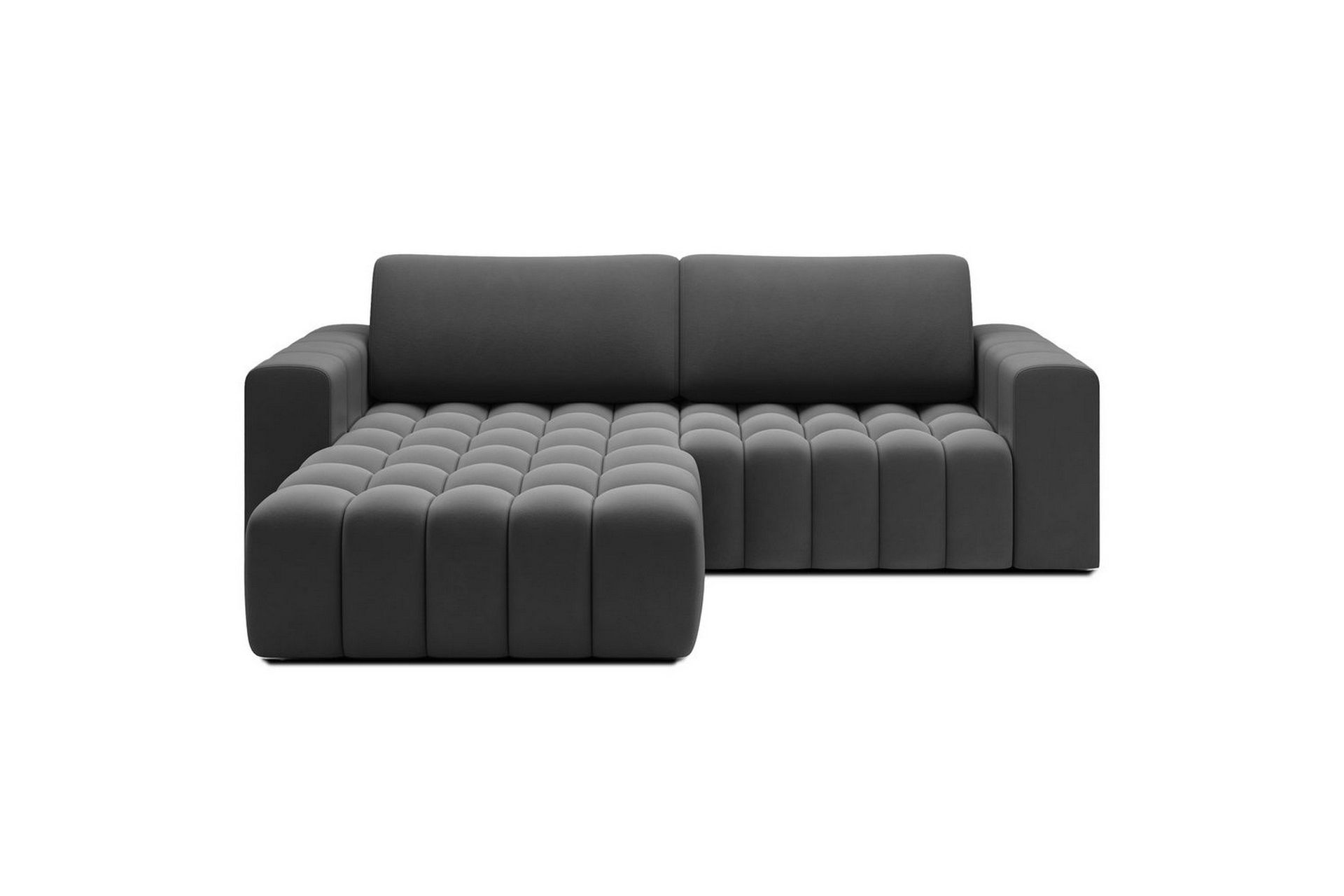 Seksjon Eltap Bonett 250x175x92 cm - Paros 06, grå, Venstre
