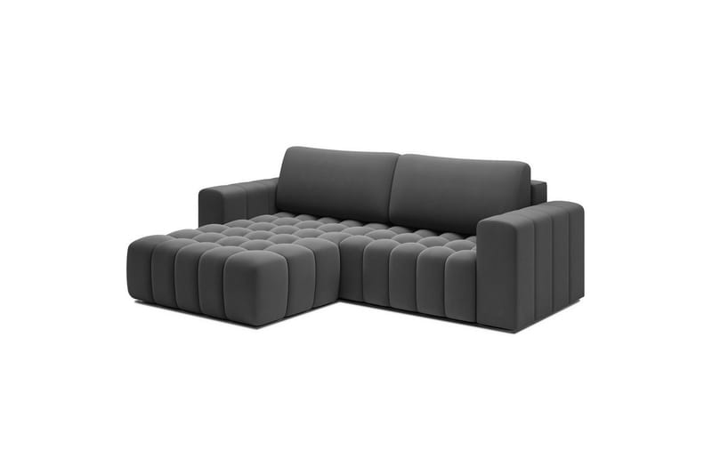 Seksjon Eltap Bonett 250x175x92 cm - Paros 06, grå, Venstre - Møbler - Sofaer - Sovesofaer