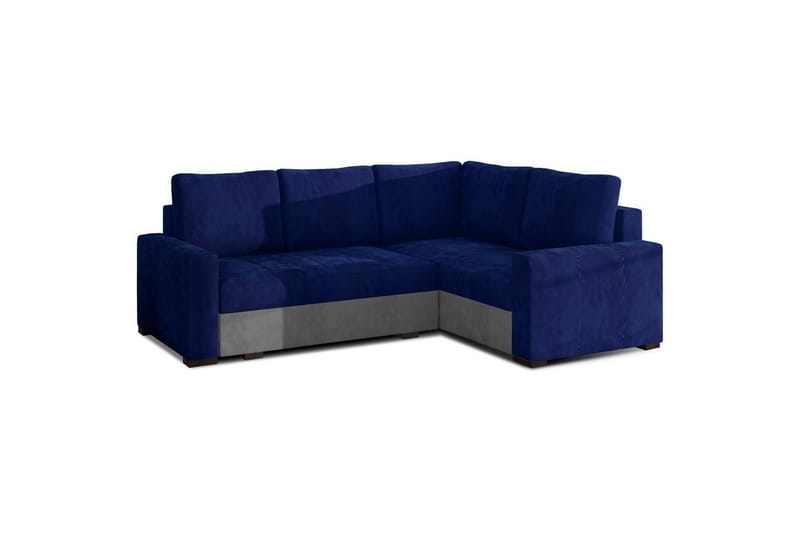 Seksjon Eltap Corona 235x162x90 cm - Kronos 09, Paros 05, Mørk Blå, Lys Grå, Høyre - Møbler - Sofaer - Sovesofaer