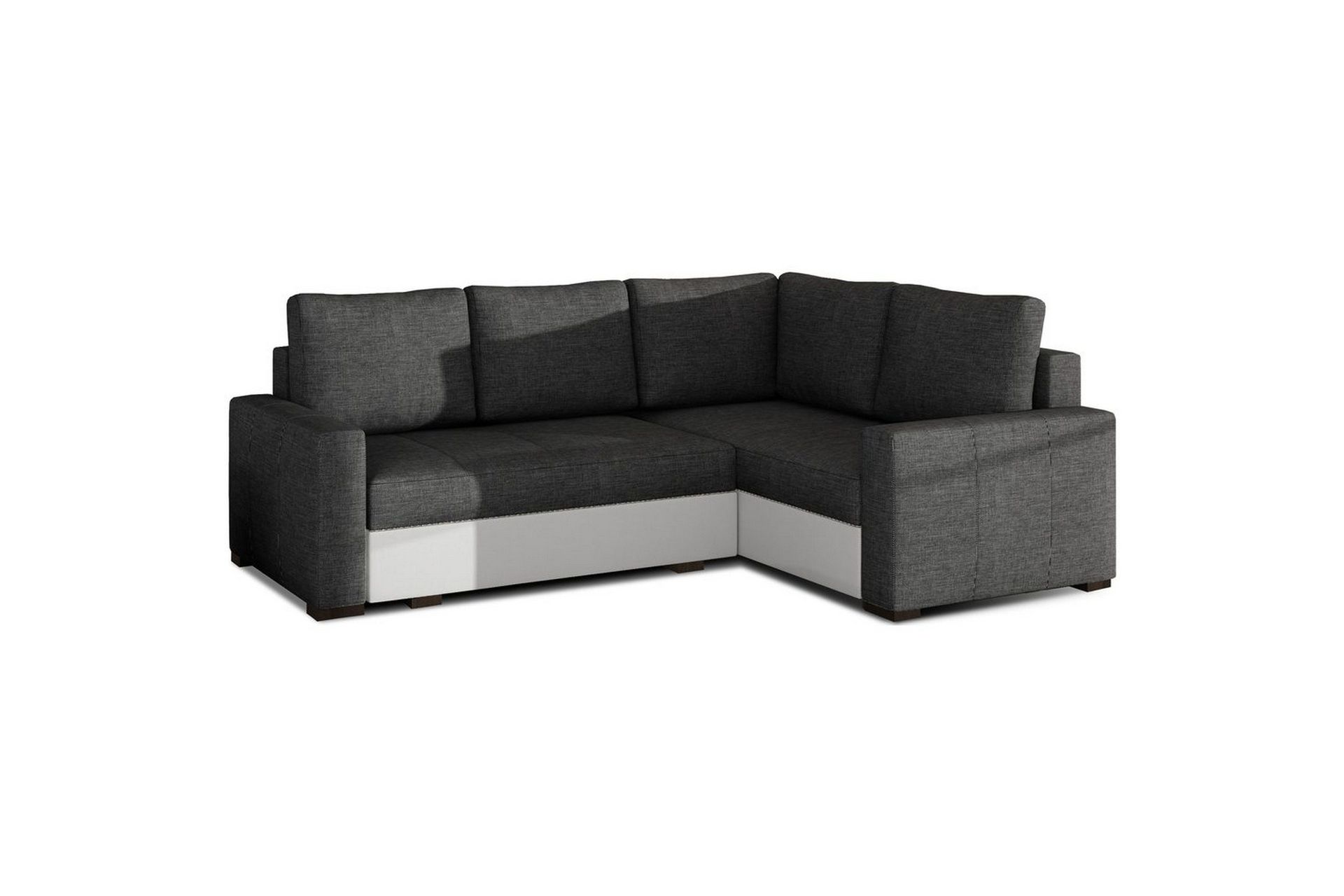 Seksjon Eltap Corona 235x162x90 cm - Sawana 05, Soft 17, Grå, Hvit, Høyre