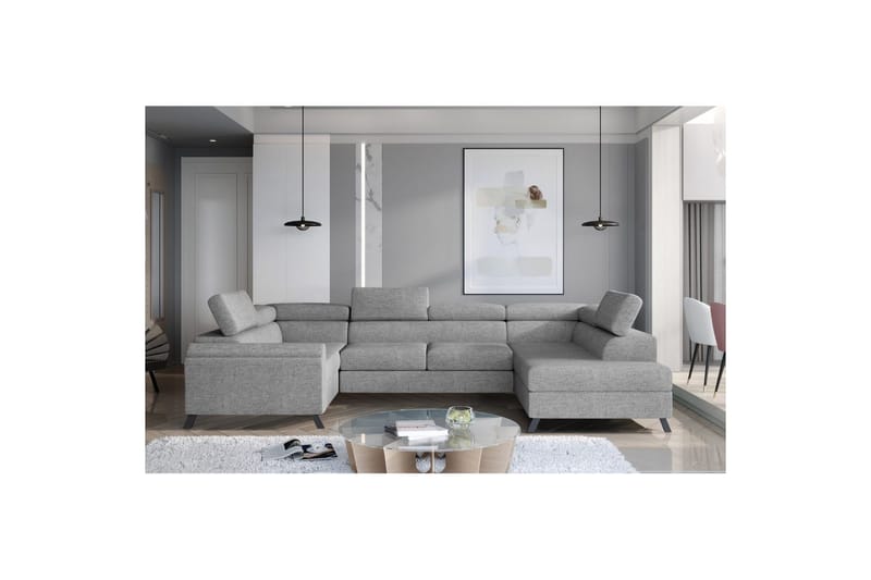 Seksjon Eltap Escada 336x200x92 cm - Sawana 21, Høyre - Møbler - Sofaer - Sovesofaer