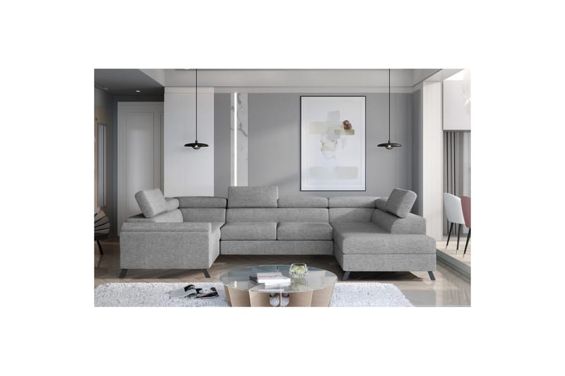 Seksjon Eltap Escada 336x200x92 cm - Sawana 21, Høyre - Møbler - Sofaer - Sovesofaer