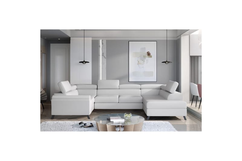 Seksjon Eltap Escada 336x200x92 cm - Soft 17, Høyre - Møbler - Sofaer - Sovesofaer