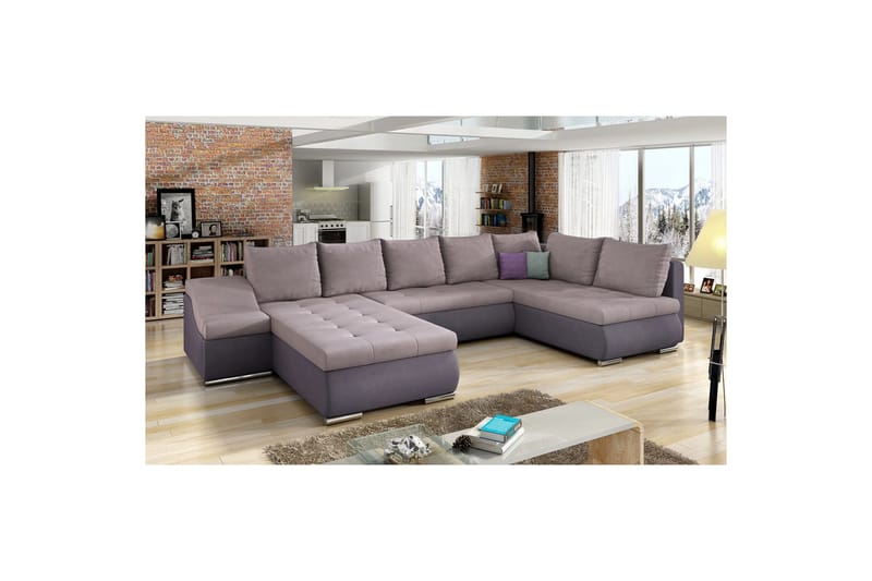 Seksjon Eltap Giovanni 351x82x190 cm - Soro 61, Soro 65, Venstre - Møbler - Sofaer - Sovesofaer