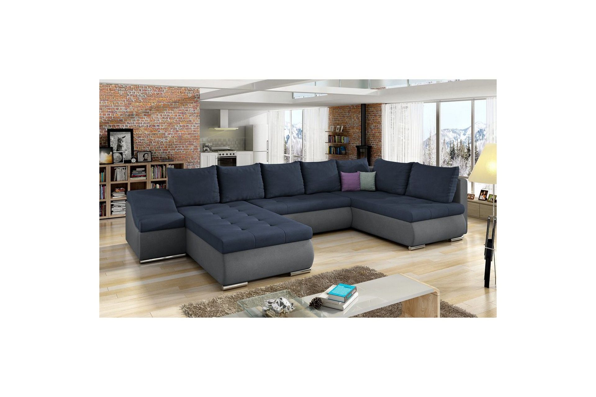 Seksjon Eltap Giovanni 351x82x190 cm - Soro 76, Soro 93, Venstre
