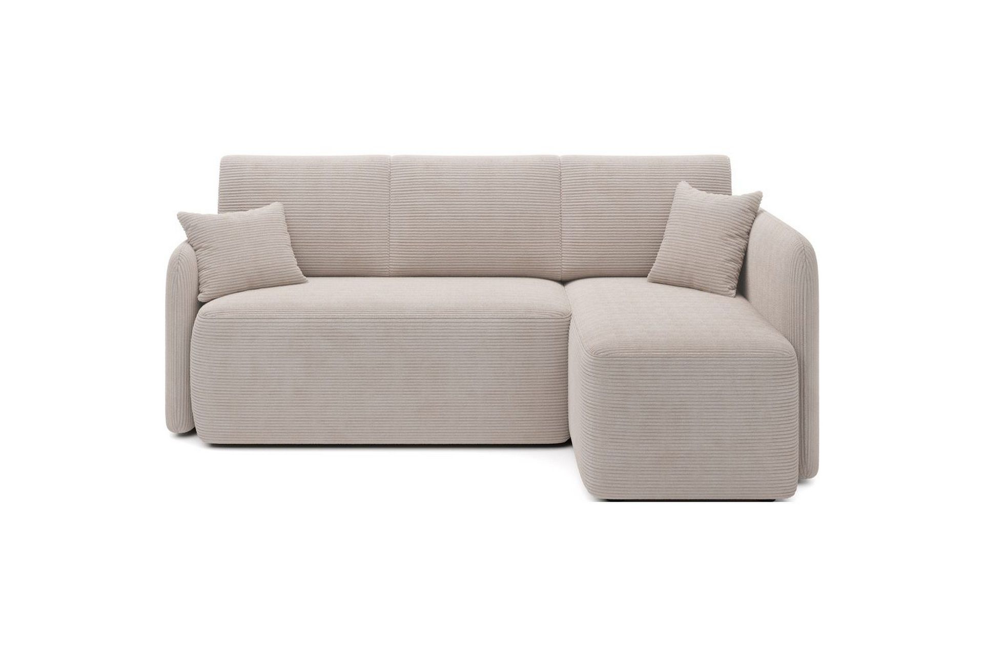 Seksjon Eltap Hadson 206x150x89 cm - Jarell 18, Lys Beige, Høyre