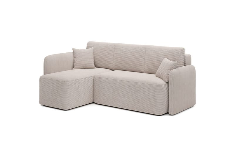 Seksjon Eltap Hadson 206x150x89 cm - Jarell 18, Lys Beige, Venstre - Møbler - Sofaer - Sovesofaer