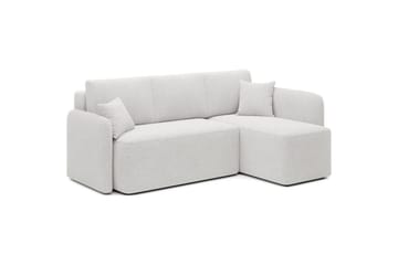 Seksjon Eltap Hadson 206x150x89 cm - Royal 01, Hvit, Høyre - Møbler - Sofaer - Sovesofaer