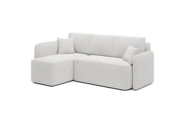 Seksjon Eltap Hadson 206x150x89 cm - Royal 01, Hvit, Venstre - Møbler - Sofaer - Sovesofaer