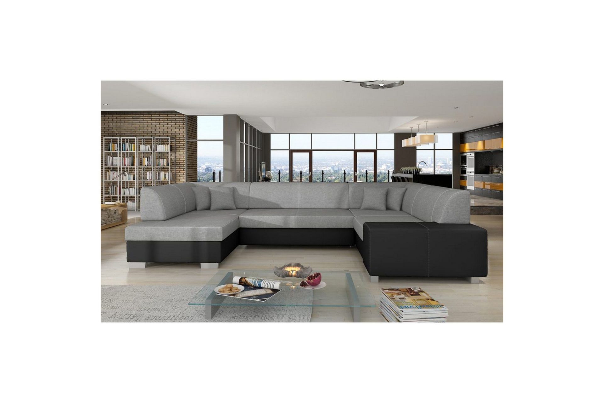 Seksjon Eltap Isloren 322x204x72 cm - Sawana 21, Soft 11, Venstre