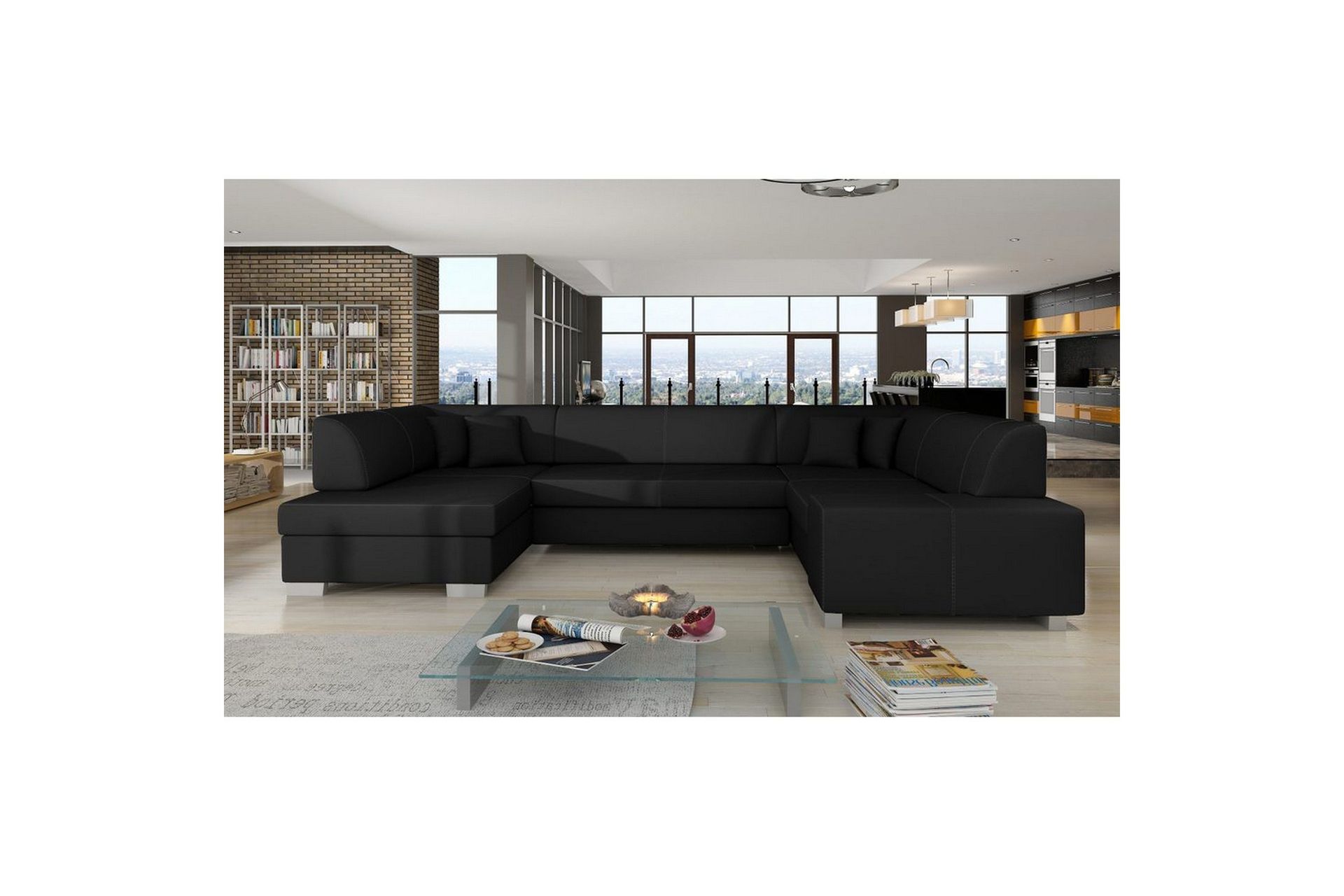 Seksjon Eltap Isloren 322x204x72 cm - Soft 11, Venstre