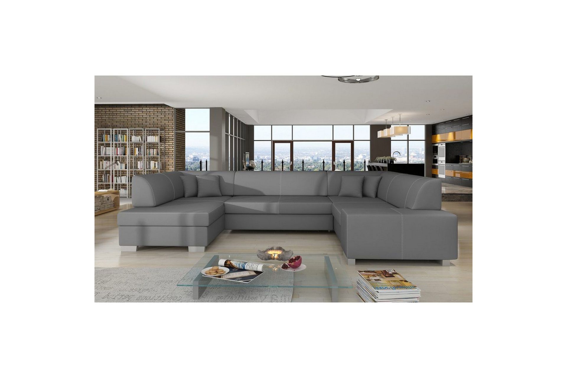 Seksjon Eltap Isloren 322x204x72 cm - Soft 29, Venstre
