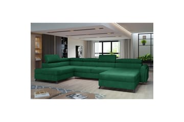 Seksjon Eltap Josette 360x200x92 cm - Kronos 19, Mørk Grønn, Venstre - Møbler - Sofaer - Sovesofaer