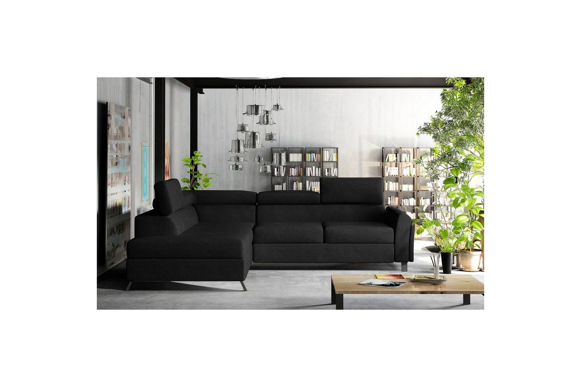 Seksjon Eltap Kairos 265x200x92 cm - Soro 100, Venstre