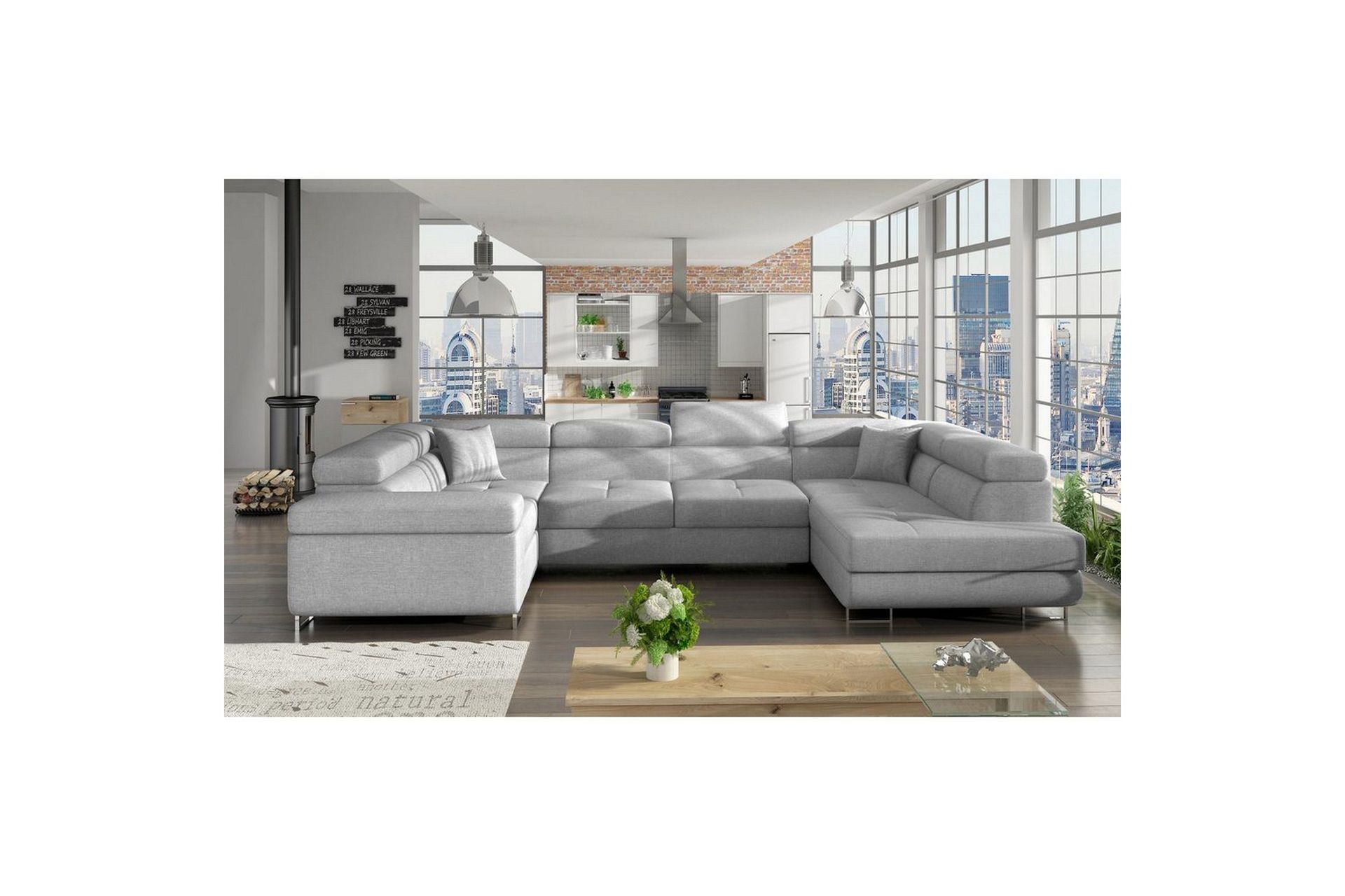 Seksjon Eltap Letto 340x202x90 cm - Sawana 21, Høyre