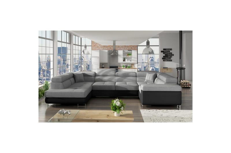 Seksjon Eltap Letto 340x202x90 cm - Sawana 21, Soft 11, Venstre - Møbler - Sofaer - Sovesofaer