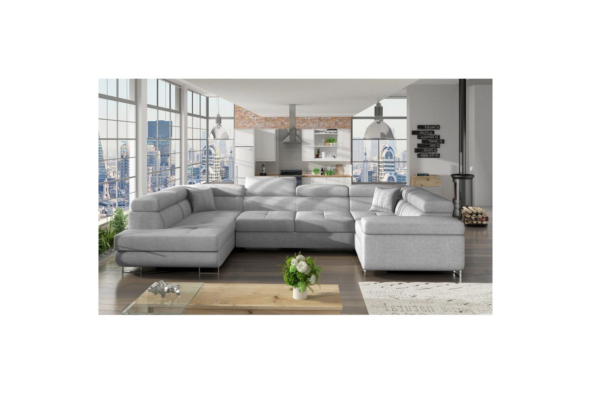 Seksjon Eltap Letto 340x202x90 cm - Sawana 21, Venstre