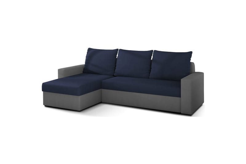 Seksjon Eltap Livio 237x150x72 cm - Alova 79, Alova 10, Blå, Grå - Møbler - Sofaer - Sovesofaer