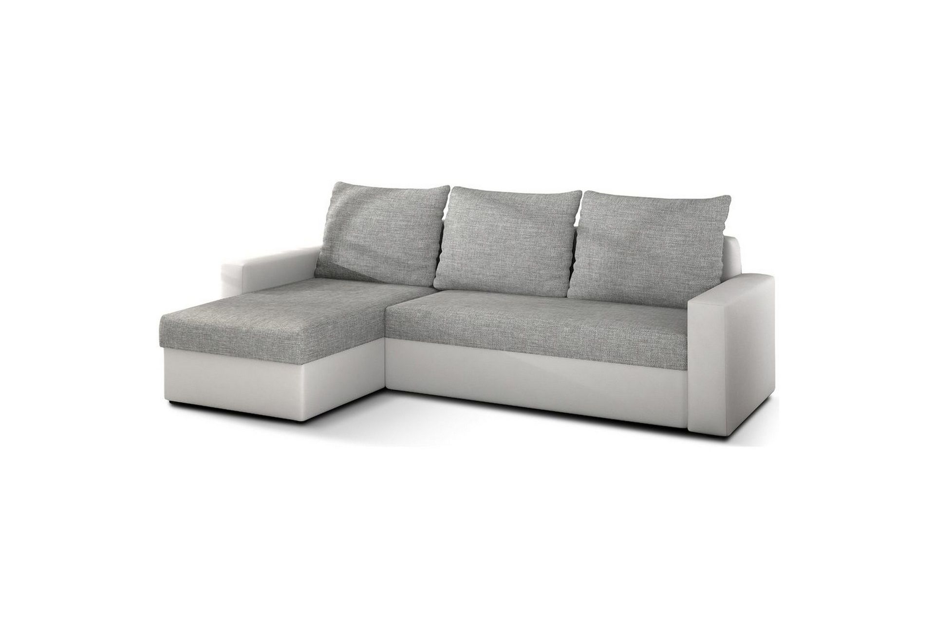 Seksjon Eltap Livio 237x150x72 cm - Sawana 21, Myk 17, Grå, Hvit
