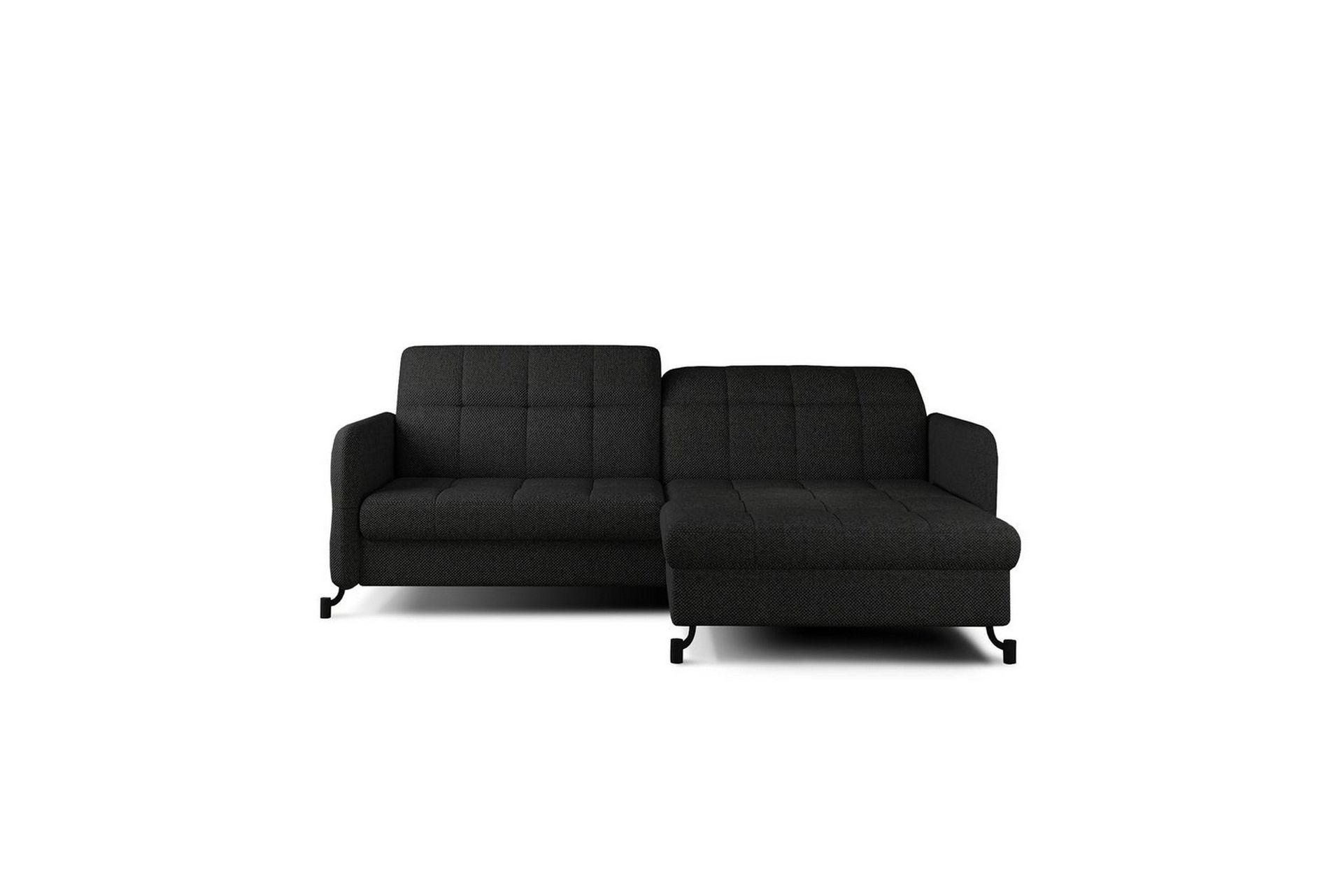 Seksjon Eltap Lorelle 225x160x105 cm - Inari 100, Svart, Høyre