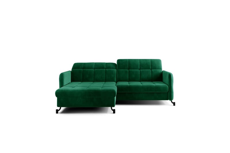 Seksjon Eltap Lorelle 225x160x105 cm - Kronos 19, Mørk Grønn, Venstre - Møbler - Sofaer - Sovesofaer
