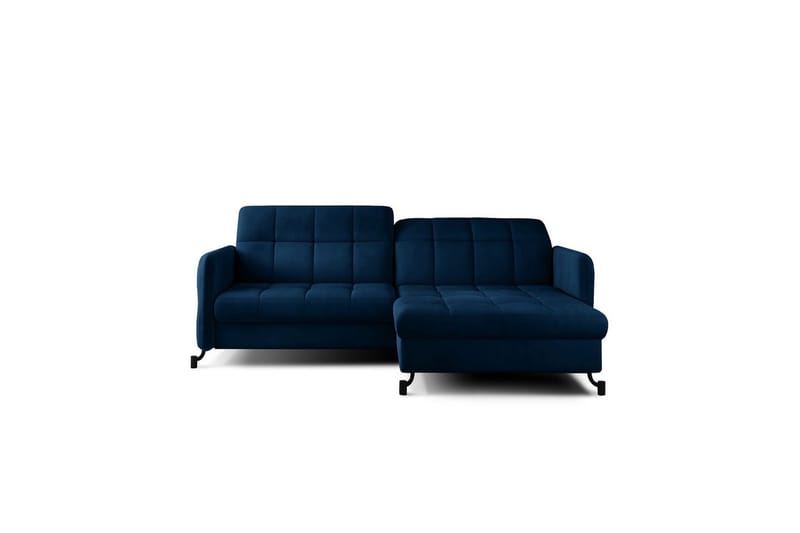 Seksjon Eltap Lorelle 225x160x105 cm - Monolith 77, Blå, Høyre - Møbler - Sofaer - Sovesofaer
