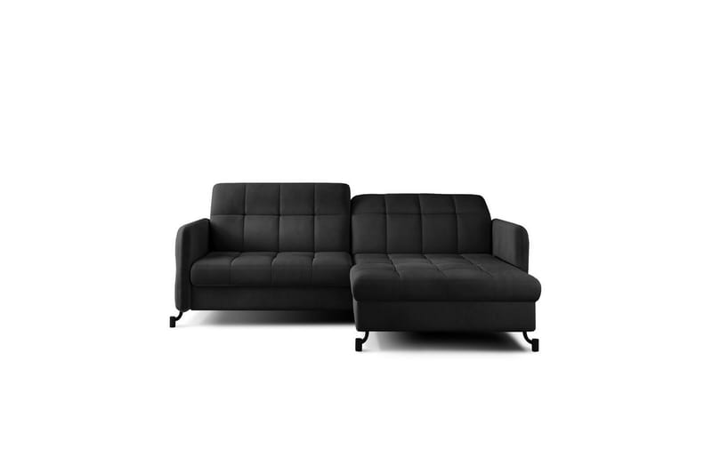 Seksjon Eltap Lorelle 225x160x105 cm - Monolith 97, Mørk Grå, Høyre - Møbler - Sofaer - Sovesofaer