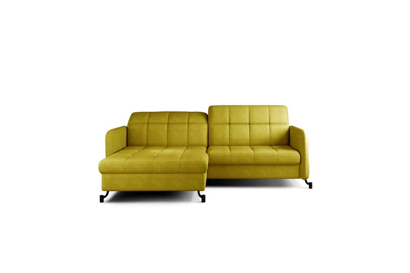 Seksjon Eltap Lorelle 225x160x105 cm - Omega 68, Gul, Venstre - Møbler - Sofaer - Sovesofaer