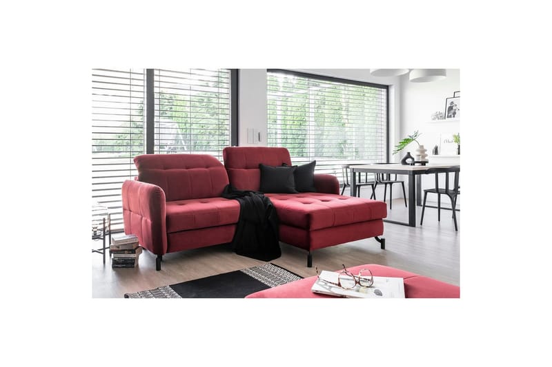 Seksjon Eltap Lorelle 225x160x105 cm - Rivera 59, Høyre - Møbler - Sofaer - Sovesofaer