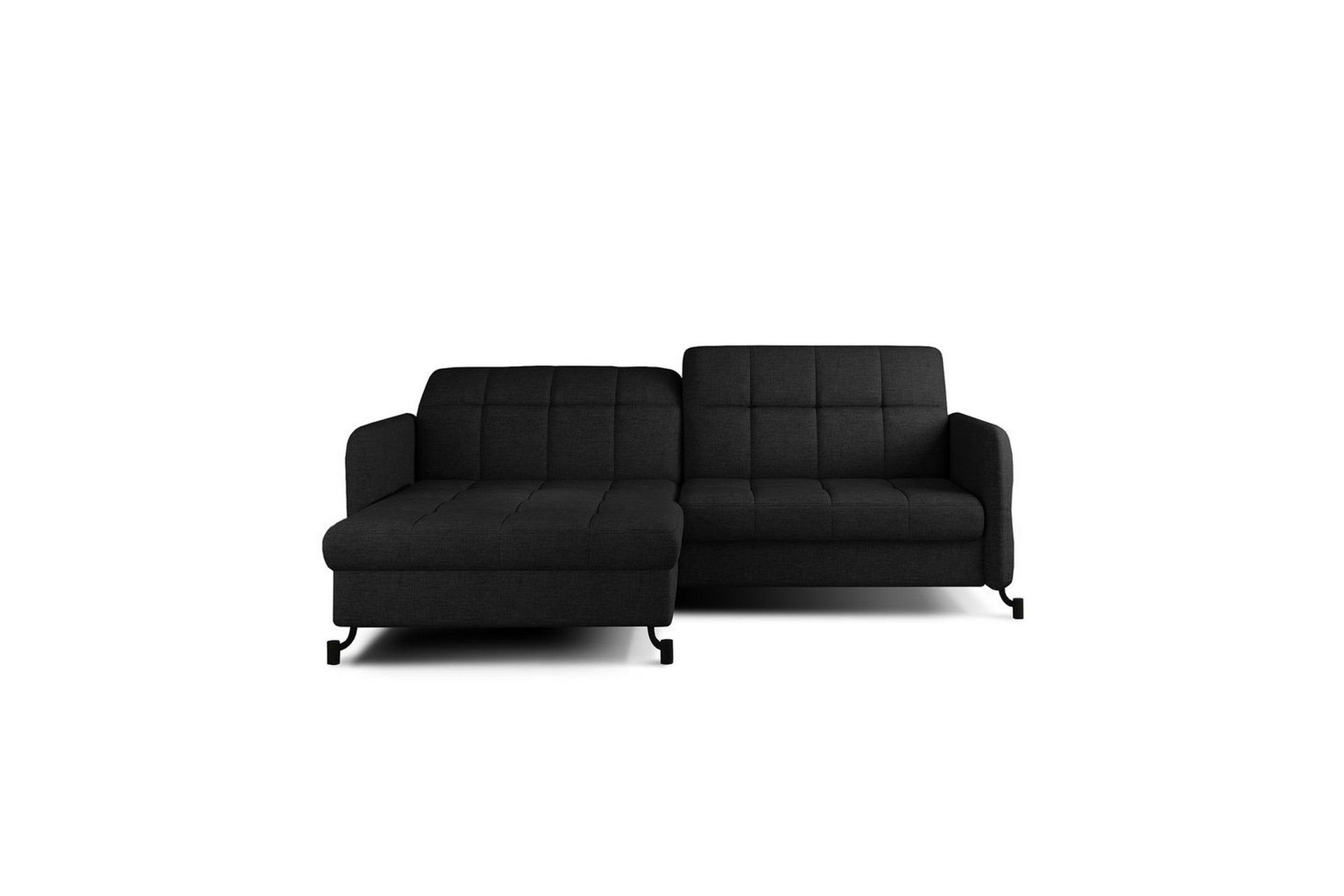 Seksjon Eltap Lorelle 225x160x105 cm - Sawana 14, Svart, Venstre
