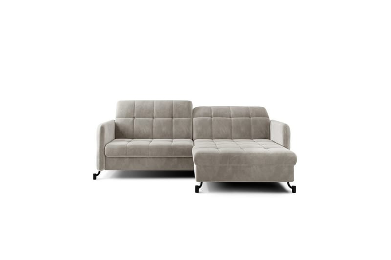 Seksjon Eltap Lorelle 225x160x105 cm - Paros 02, Beige, Høyre - Møbler - Sofaer - Sovesofaer