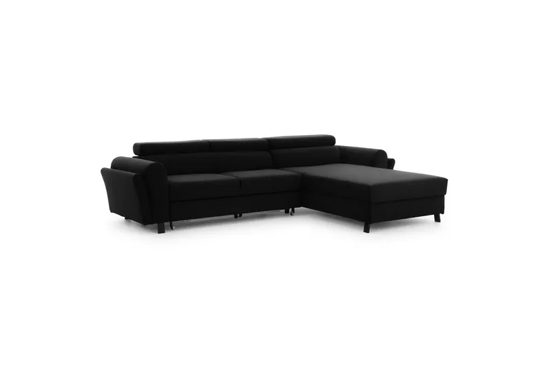 Seksjon Eltap Mariall 288x200x92 cm - Inari 96, Mørk Grå, Høyre - Møbler - Sofaer - Sovesofaer