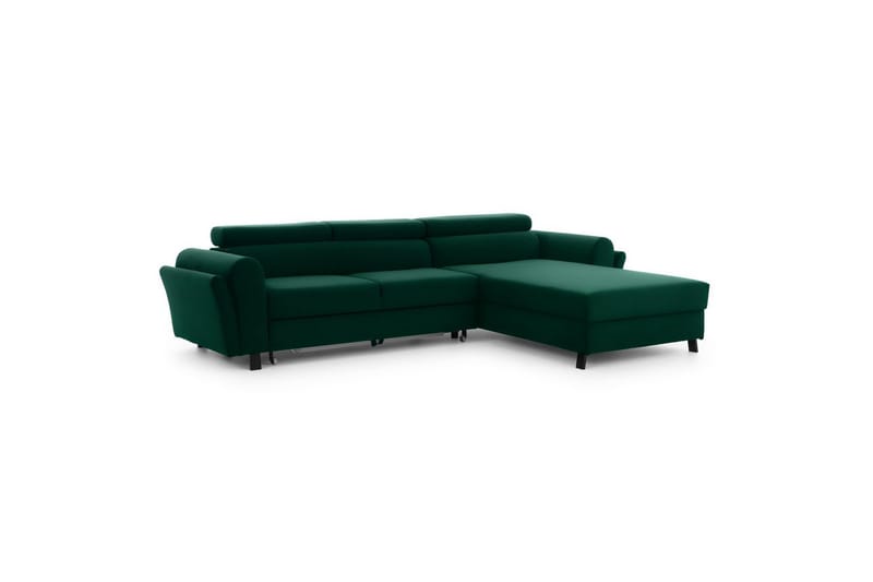 Seksjon Eltap Mariall 288x200x92 cm - Kronos 19, Mørk grønn, Høyre - Møbler - Sofaer - Sovesofaer