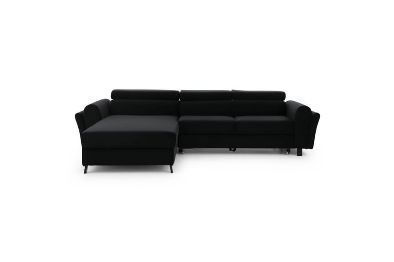 Seksjon Eltap Mariall 288x200x92 cm - Mat Velvet 99, Blå, Venstre - Møbler - Sofaer - Sovesofaer