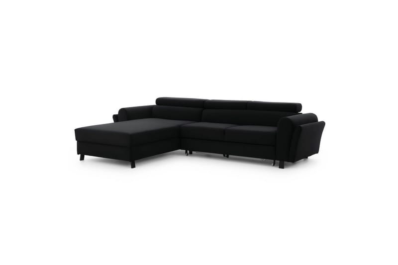Seksjon Eltap Mariall 288x200x92 cm - Mat Velvet 99, Blå, Venstre - Møbler - Sofaer - Sovesofaer